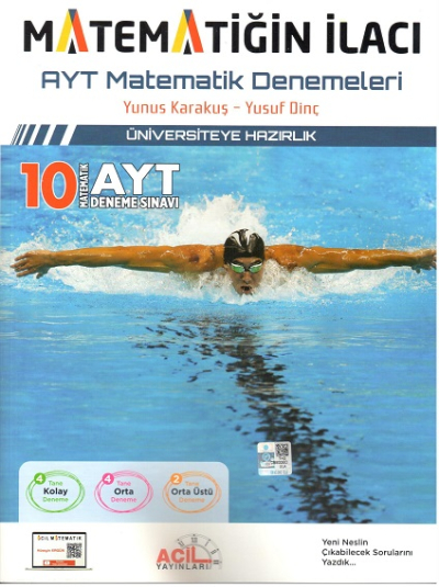 Acil Yayınları AYT Matematiğin İlacı Denemeleri Fotokopi GO - Tüm Sınavlarda Daha İleriye