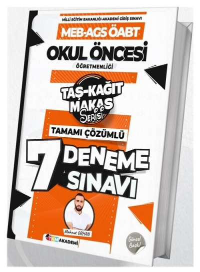 2025 MEB-AGS ÖABT Okul Öncesi Öğretmenliği 7 Deneme Çözümlü TKM Akademi Fotokopi GO - Tüm Sınavlarda Daha İleriye