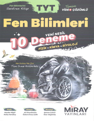 2021 TYT Fen Bilimleri 10x20 Deneme Fotokopi GO - Tüm Sınavlarda Daha İleriye