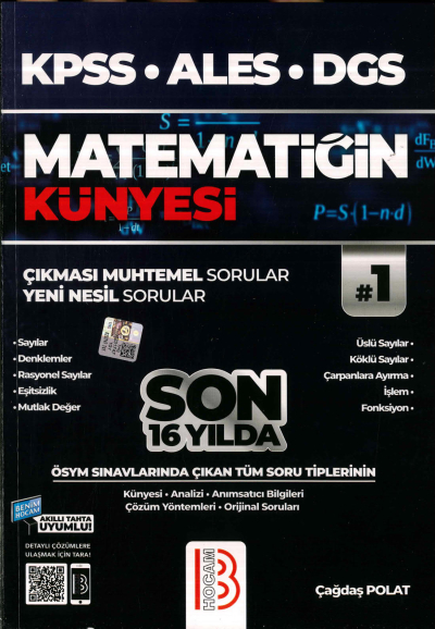 MATEMATİĞİN KÜNYESİ ÇIKMASI MUHTEMEL SORULAR 1. CİLT Fotokopi GO - Tüm Sınavlarda Daha İleriye