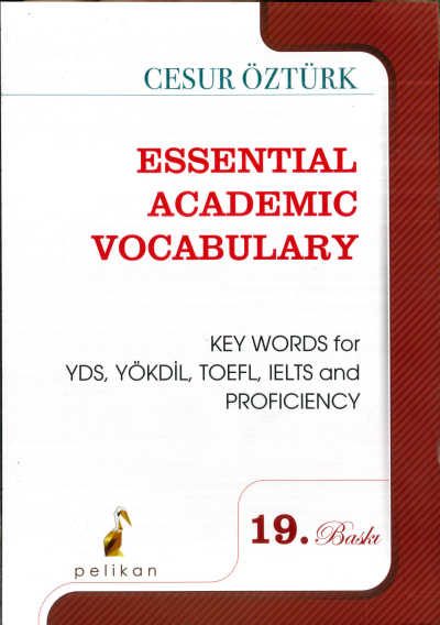 Essential Academic Vocabulary Cesur Öztürk Fotokopi GO - Tüm Sınavlarda Daha İleriye