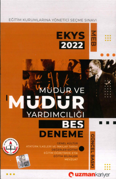 MÜDÜR VE MÜDÜR YARDIMCILIĞI 5 DENEME Fotokopi GO - Tüm Sınavlarda Daha İleriye