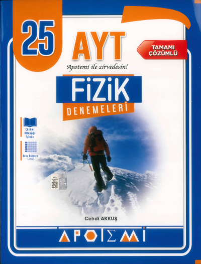 AYT Fizik 25 li Denemeleri Apotemi Yayınları Fotokopi GO - Tüm Sınavlarda Daha İleriye
