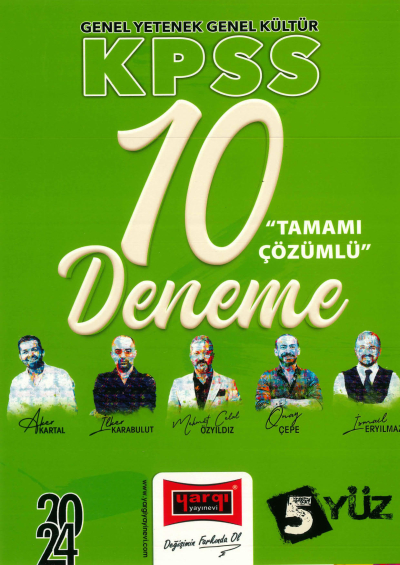 TAMAMI ÇÖZÜMLÜ 10 DENEME (5 YÜZ) Fotokopi GO - Tüm Sınavlarda Daha İleriye