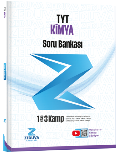 Meschemy Kimya TYT Kimya 1 Kitap 3 Kamp Soru Bankası Zeduva Yayınları Fotokopi GO - Tüm Sınavlarda Daha İleriye