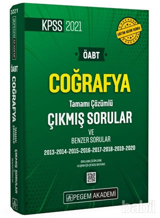 COĞRAFYA TAMAMI ÇÖZÜMLÜ ÇIKMIŞ SORULAR VE BENZER SORULAR (2013-2021) Fotokopi GO - Tüm Sınavlarda Daha İleriye