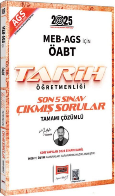 2025 ÖABT MEB-AGS Tarih Öğretmenliği Çıkmış Sorular Son 5 Sınav Çözümlü Yargı Yayınları Fotokopi GO - Tüm Sınavlarda Daha İleriye