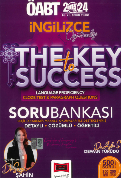 ÖABT İNGİLİZCE THE KEY TO SUCCESS SORU BANKASI ÇÖZÜMLÜ Fotokopi GO - Tüm Sınavlarda Daha İleriye