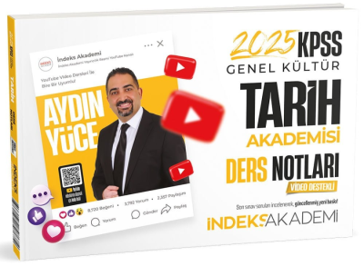 İndeks Akademi 2025 KPSS Tarih Akademisi Video Ders Notları Fotokopi GO - Tüm Sınavlarda Daha İleriye