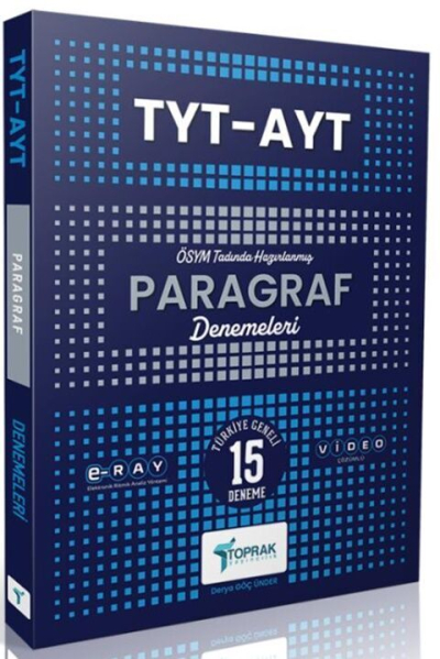 TYT AYT Paragraf Deneme Toprak Yayıncılık Fotokopi GO - Tüm Sınavlarda Daha İleriye