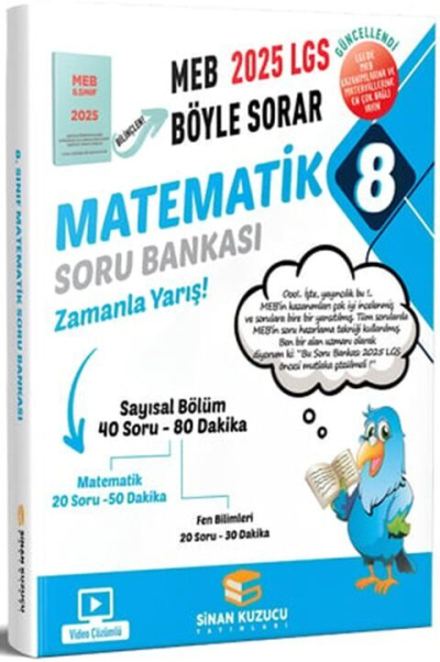 8. Sınıf LGS Matematik Soru Bankası Sinan Kuzucu Fotokopi GO - Tüm Sınavlarda Daha İleriye