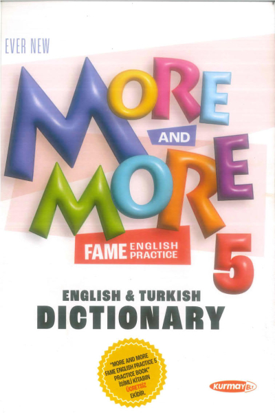 More And More 5 English Turkish Dictionary Fotokopi GO - Tüm Sınavlarda Daha İleriye