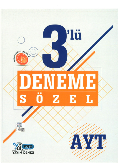 AYT Sözel 3 lü Deneme Video Çözümlü Fotokopi GO - Tüm Sınavlarda Daha İleriye