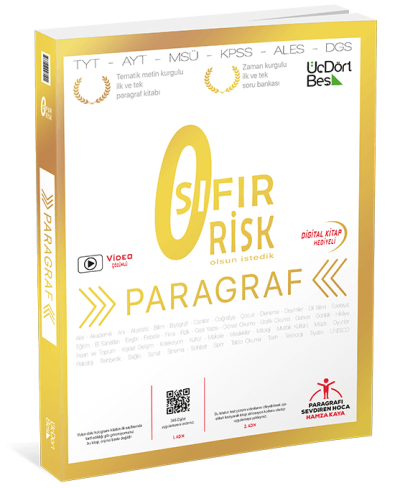 SIFIR RİSK PARAGRAF Fotokopi GO - Tüm Sınavlarda Daha İleriye