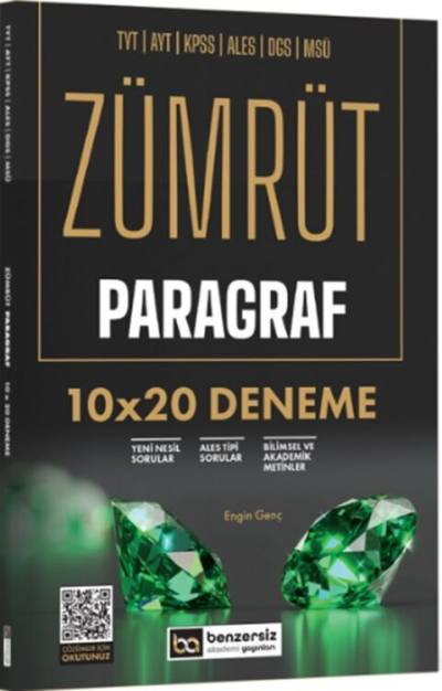 Zümrüt Paragraf 10x20 Deneme Benzersiz Akademi Yayınları Fotokopi GO - Tüm Sınavlarda Daha İleriye