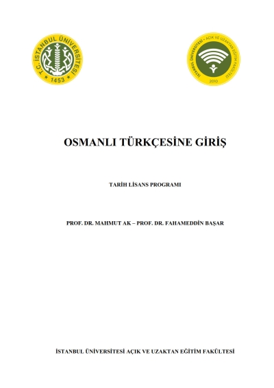 Osmanlı Türkçesine Giriş Fotokopi GO - Tüm Sınavlarda Daha İleriye