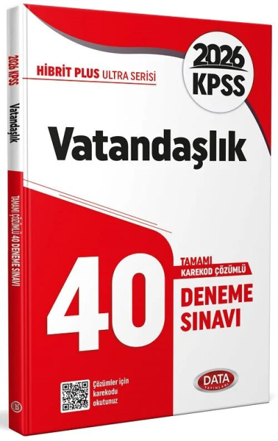 2026 KPSS Ultra Serisi Vatandaşlık 40 Deneme Sınavı Fotokopi GO - Tüm Sınavlarda Daha İleriye