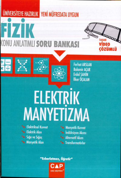 TYT-AYT FİZİK ELEKTRİK MANYETİZMA KONU ANLATIMLI SORU BANKASI Fotokopi GO - Tüm Sınavlarda Daha İleriye