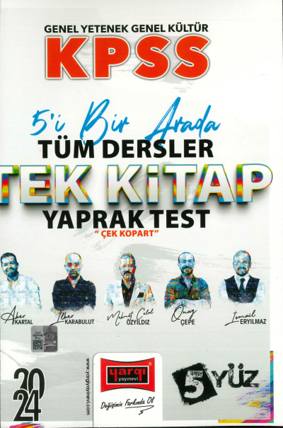 5'İ 1 ARADA TÜM DERSLER TEK KİTAP YAPRAK TEST (5 YÜZ SERİSİ) Fotokopi GO - Tüm Sınavlarda Daha İleriye