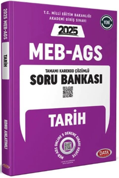 2025 MEB AGS Tarih Soru Bankası Çözümlü Data Yayınları Fotokopi GO - Tüm Sınavlarda Daha İleriye