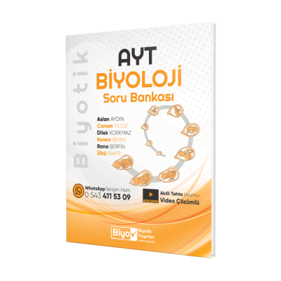 BİYOTİK AYT Biyoloji Soru Bankası Fotokopi GO - Tüm Sınavlarda Daha İleriye