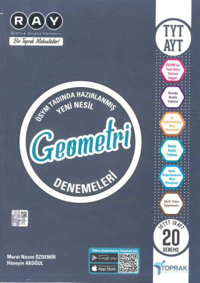 TYT AYT Geometri 20 li Deneme Kitabı Fotokopi GO - Tüm Sınavlarda Daha İleriye