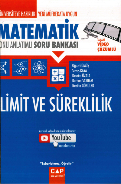 MATEMATİK LİMİT VE SÜREKLİLİK KONU ANLATIMLI SORU BANKASI Fotokopi GO - Tüm Sınavlarda Daha İleriye