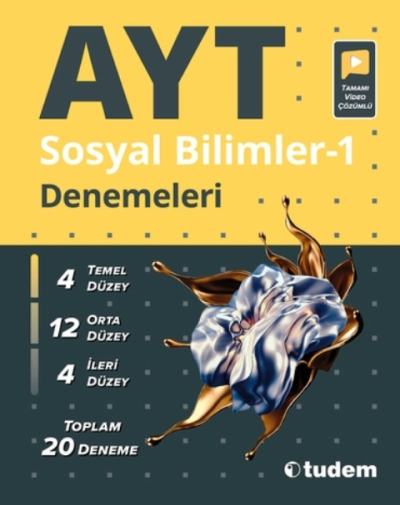 AYT Sosyal Bilimler-1 Denemeleri (20'Li) Fotokopi GO - Tüm Sınavlarda Daha İleriye