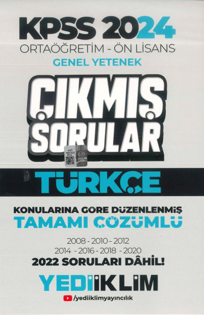 TÜRKÇE ÇIKMIŞ SORULAR 2008-2022 DAHİL TAMAMI ÇÖZÜMLÜ Fotokopi GO - Tüm Sınavlarda Daha İleriye