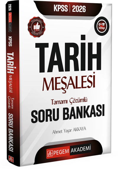 2026 KPSS Tarih Meşalesi Soru Bankası - Ahmet Yaşar Akkaya Pegem Akademi Yayınları Fotokopi GO - Tüm Sınavlarda Daha İleriye