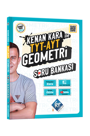 2024 Kenan Kara İle TYT-AYT Geometri Soru Bankası KR Akademi Yayınları Fotokopi GO - Tüm Sınavlarda Daha İleriye