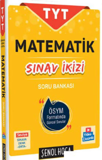 TYT Matematik Sınav İkizi Soru Bankası Şenol Hoca Yayınları Fotokopi GO - Tüm Sınavlarda Daha İleriye