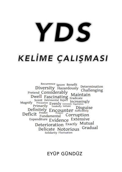 YDS - YDT KELİME ÇALIŞMASI Fotokopi GO - Tüm Sınavlarda Daha İleriye