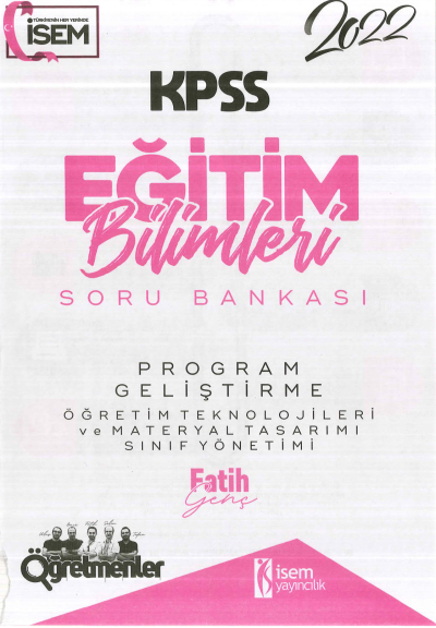 PROGRAM GELİŞ. ÖĞRET. TEKNOL. MATERYAL TAS. SINIF YÖN. SORU BANKASI Fotokopi GO - Tüm Sınavlarda Daha İleriye