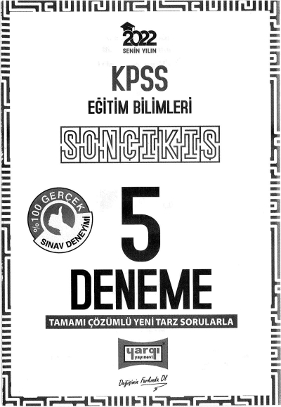 SON ÇIKIŞ 5Lİ EĞİTİM TÜM DERSLER DENEME Fotokopi GO - Tüm Sınavlarda Daha İleriye