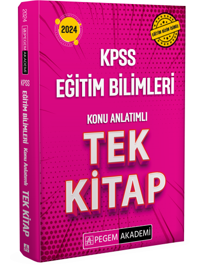 2024 KPSS Eğitim Bilimleri Konu Anlatımlı Tek Kitap Fotokopi GO - Tüm Sınavlarda Daha İleriye