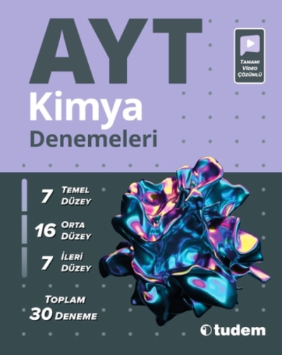 AYT Kimya Denemeleri (30'Lu) Fotokopi GO - Tüm Sınavlarda Daha İleriye
