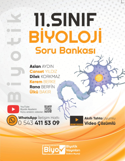 11. Sınıf Biyoloji Soru Bankası Biyotik Yayınları Fotokopi GO - Tüm Sınavlarda Daha İleriye