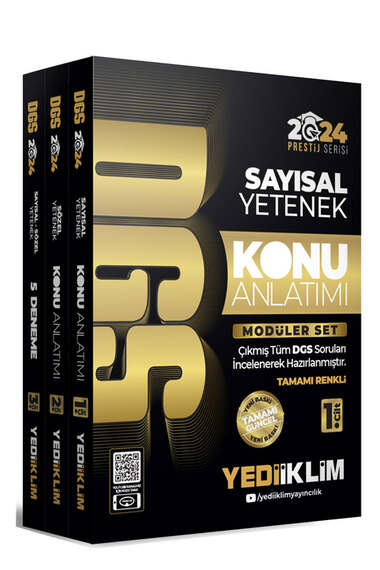 2024 DGS Konu Anlatımlı Modüler Set (3 CİLT)
