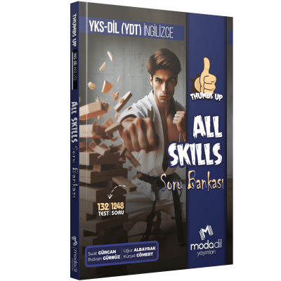 YKS DİL Thumbs Up All Skills Soru Bankası Modadil Yayınları Fotokopi GO - Tüm Sınavlarda Daha İleriye