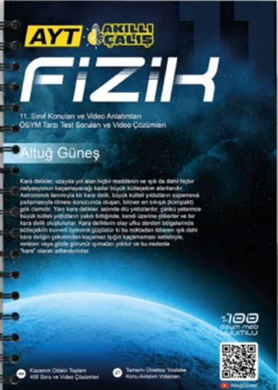 Altuğ Güneş AYT Fizik 2. Kitap Fotokopi GO - Tüm Sınavlarda Daha İleriye