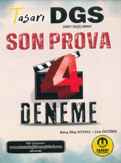 DGS SON PROVA 4 DENEME Fotokopi GO - Tüm Sınavlarda Daha İleriye