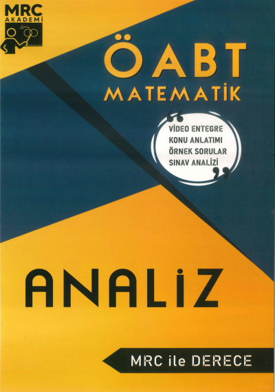 ÖABT İLKÖĞRETİM MATEMATİK ANALİZ MRC İLE DERECE Fotokopi GO - Tüm Sınavlarda Daha İleriye
