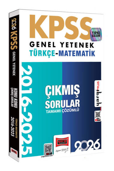 2026 KPSS Genel Yetenek Türkçe-Matematik 2016-2025 Konu Konu Tamamı Çözümlü Çıkmış Sorular Yargı Yayınları Fotokopi GO - Tüm Sınavlarda Daha İleriye