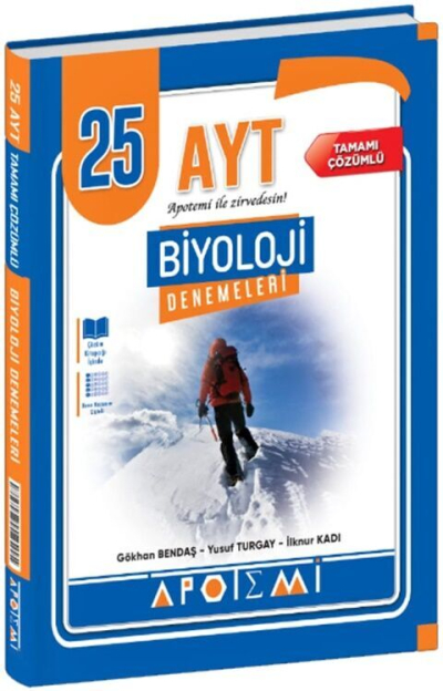 AYT Biyoloji 25 li Deneme Apotemi Yayınları Fotokopi GO - Tüm Sınavlarda Daha İleriye