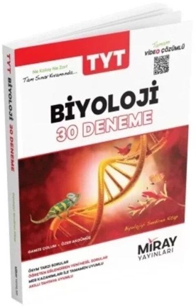 TYT Biyoloji 30 Deneme Miray Yayınları Fotokopi GO - Tüm Sınavlarda Daha İleriye