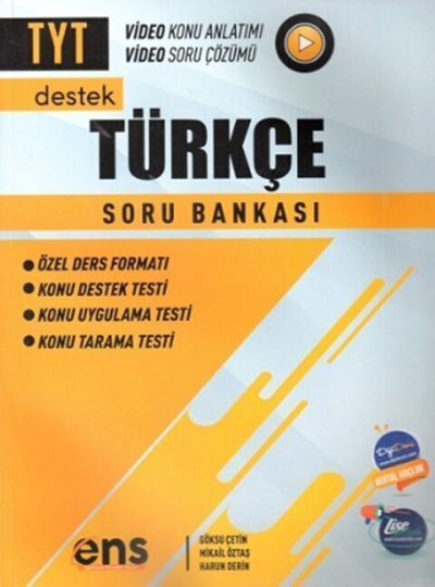 TYT Türkçe Soru Bankası ENS Yayıncılık Fotokopi GO - Tüm Sınavlarda Daha İleriye