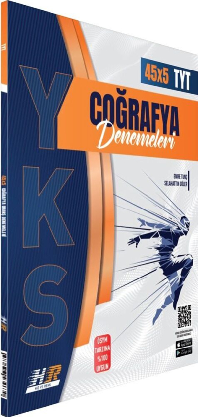 YKS TYT Coğrafya 40x5 Deneme Hız ve Renk Yayınları Fotokopi GO - Tüm Sınavlarda Daha İleriye