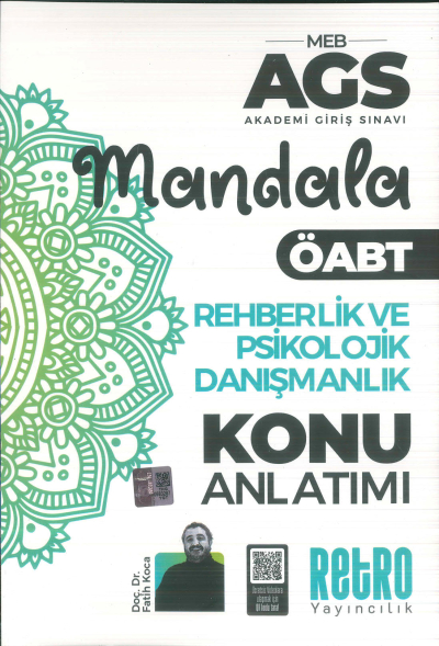 2025 MEB AGS Rehberlik ve Psikolojik Danışmanlık Mandala Konu Anlatımı Retro Kitap Fotokopi GO - Tüm Sınavlarda Daha İleriye
