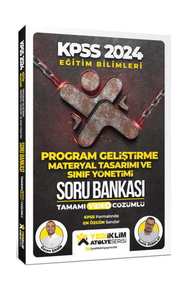 2024 Eğitim Bilimleri Atölye Serisi Program Geliştirme, Materyal Tasarım Ve Sınıf Yönetimi Tamamı Video Çözümlü Soru Bankası Fotokopi GO - Tüm Sınavlarda Daha İleriye